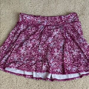 Women's Pink Patterned Skirt